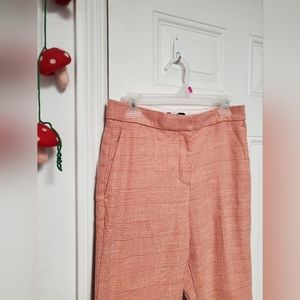 Ann Taylor Cropped Orange Pants